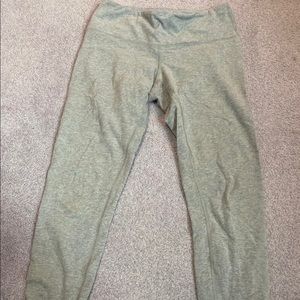 Grey Lululemon Crop Leggings